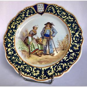 Marchands de poulet de Pont-L’Abbé - manufacture Porquier Beau - Bretagne