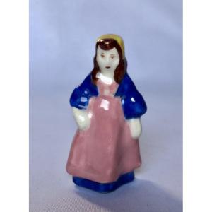 "little Girl From Plougastel" By Jim Sevellec—henriot Factory—brittany