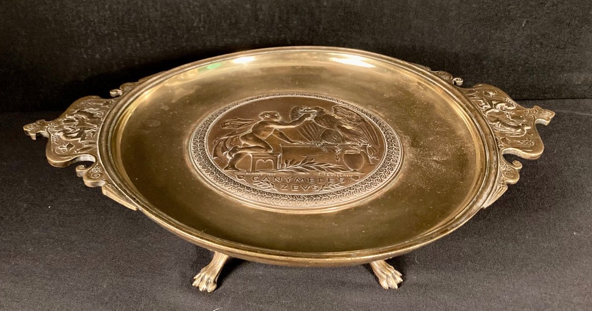 Bronze Cup By Ferdinand Levillain-photo-5
