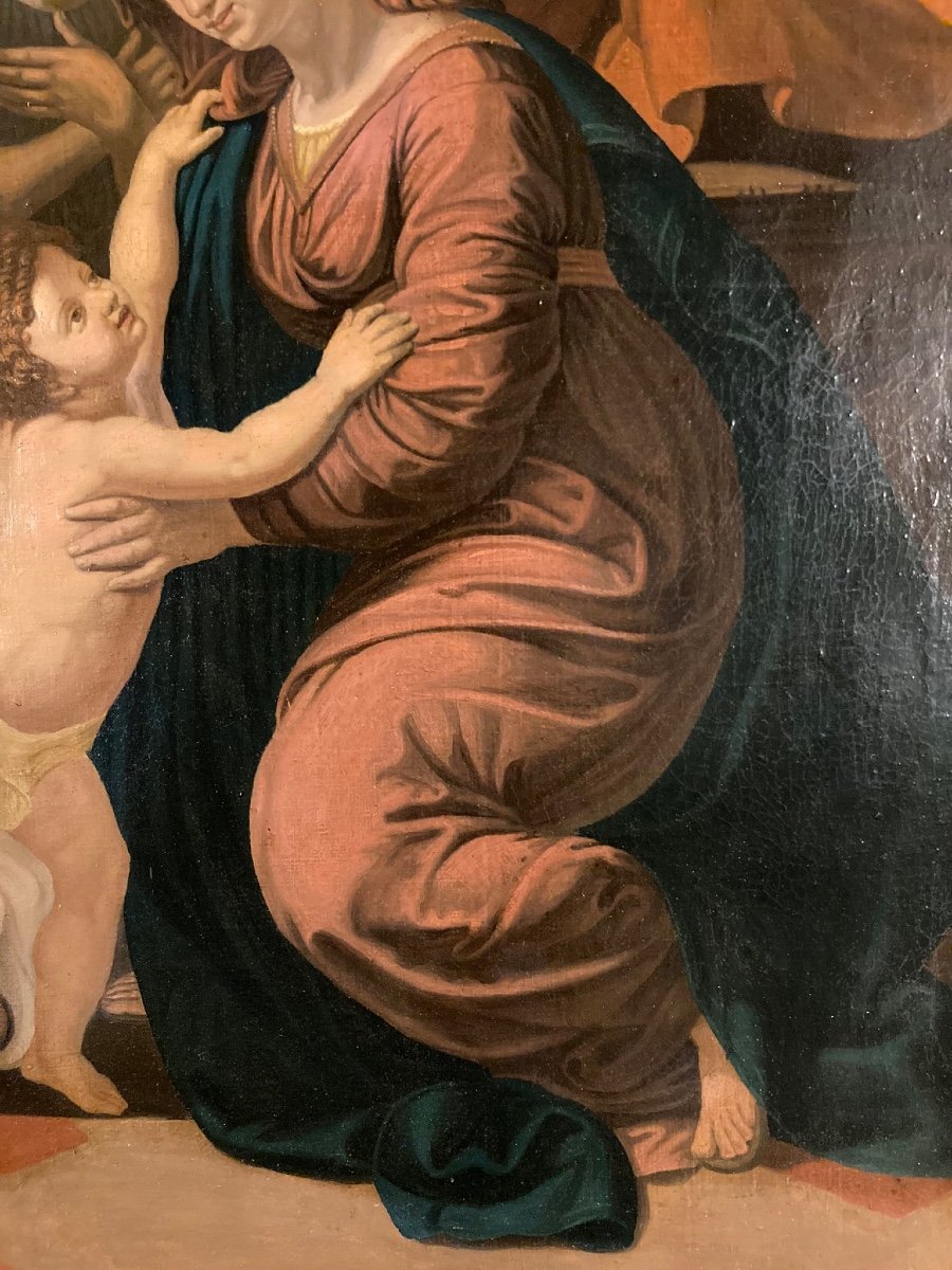 Painting The Holy Family-photo-4
