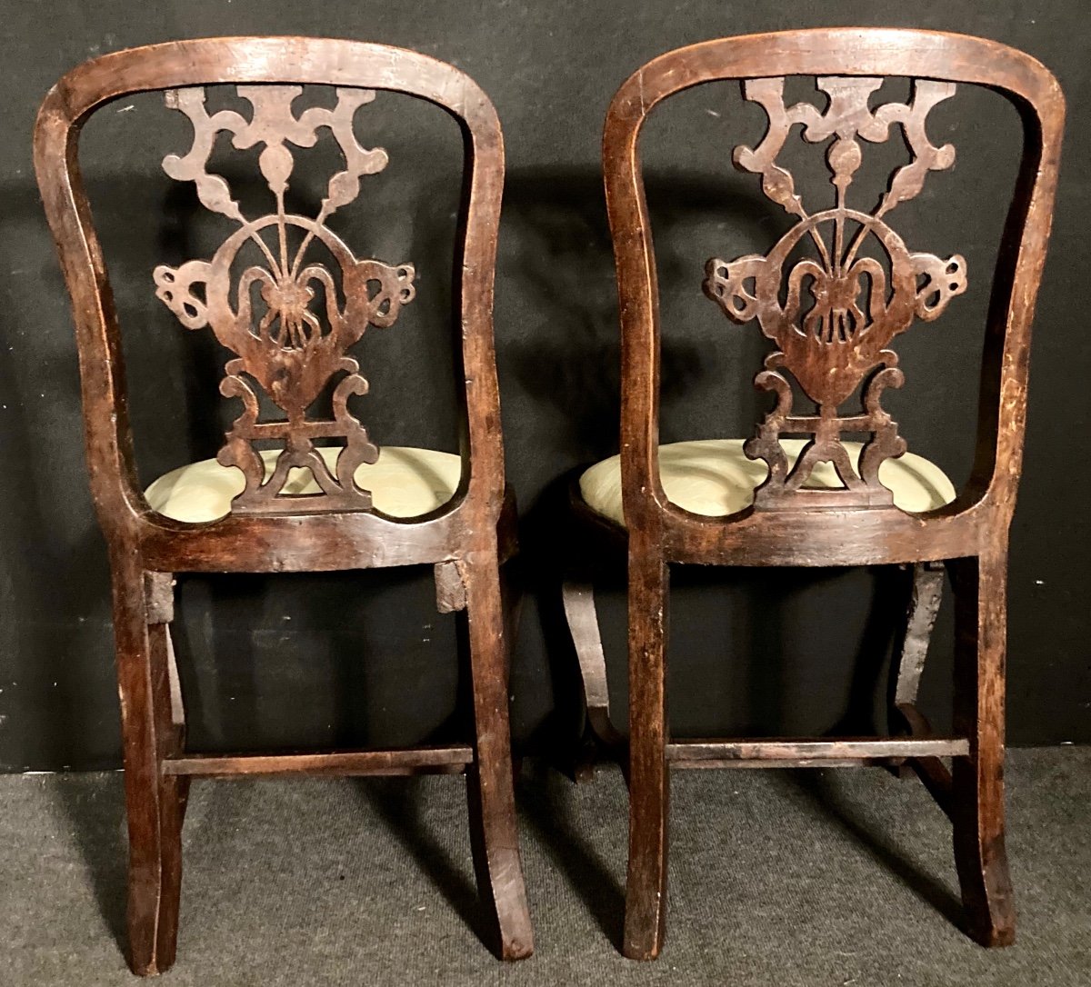 Pair Of Baroque Chairs XVIII-photo-6