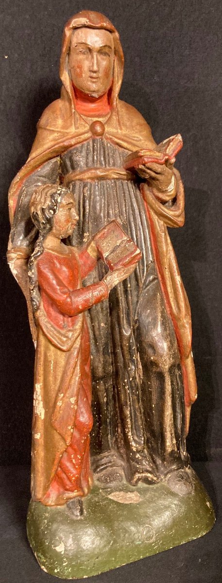Statue Of Saint Anne XVIIIth Century-photo-3