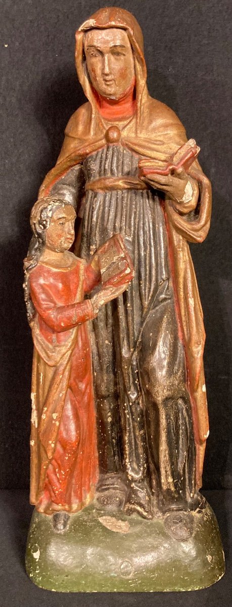 Statue Of Saint Anne XVIIIth Century-photo-8