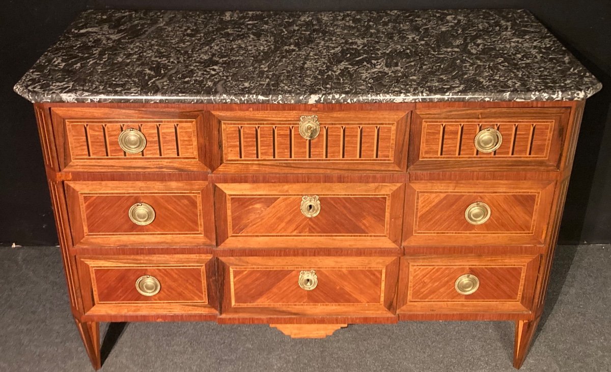 Louis XVI Chest Of Drawers. 19th Century-photo-2