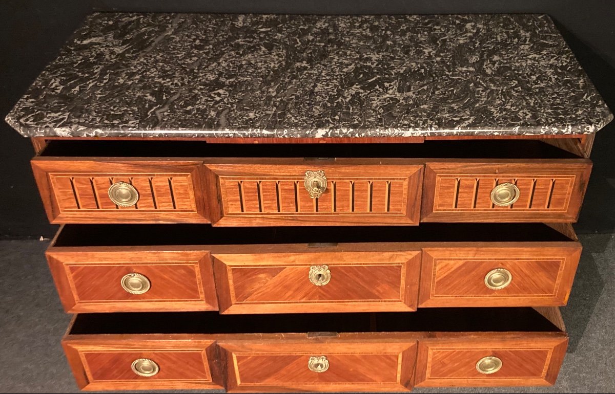 Louis XVI Chest Of Drawers. 19th Century-photo-3