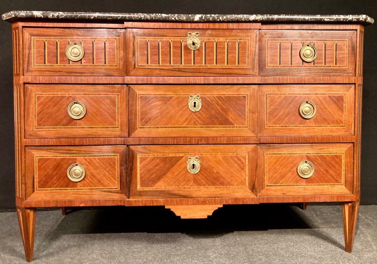 Louis XVI Chest Of Drawers. 19th Century-photo-8