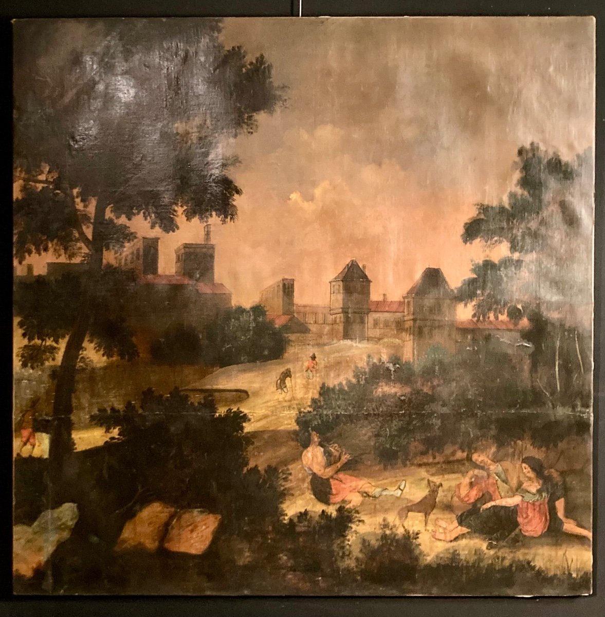 Large 18th Century Canvas-photo-2
