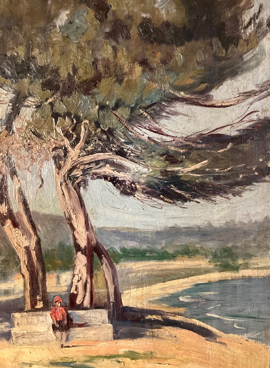 Oil On Canvas From The 1930s-photo-4