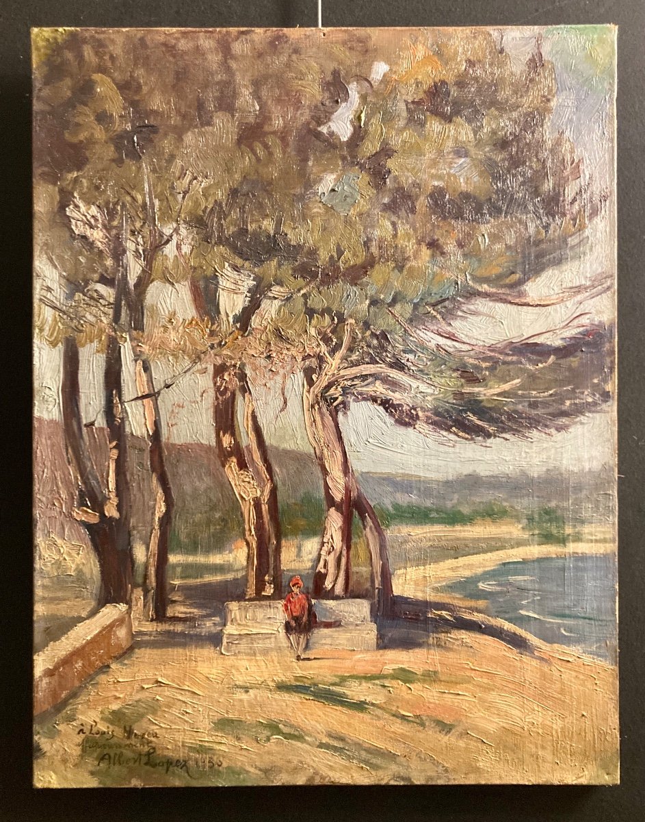 Oil On Canvas From The 1930s-photo-2