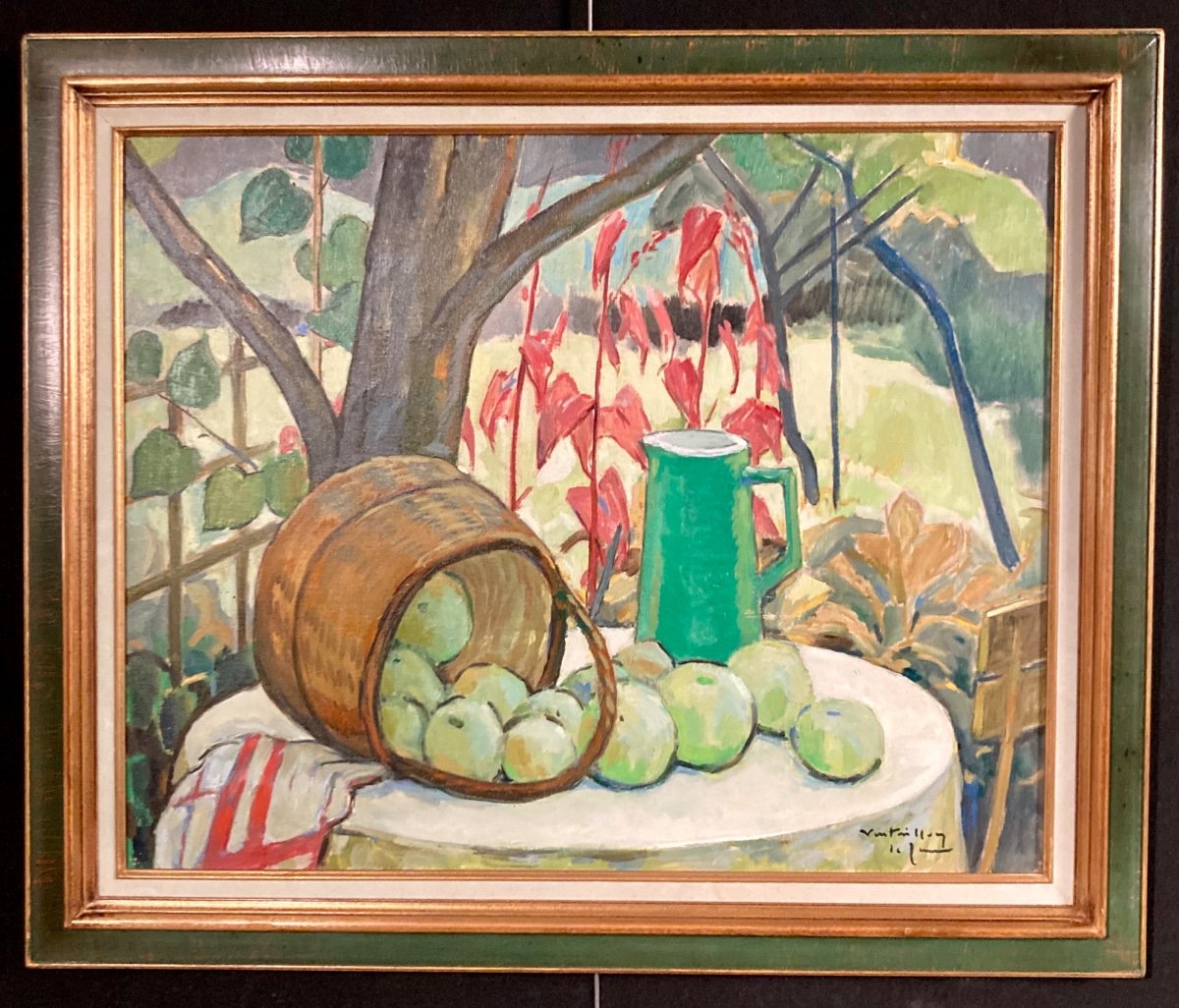 Huile Sur Toile De Gaston  Ventrillon Le Jeune I-photo-4