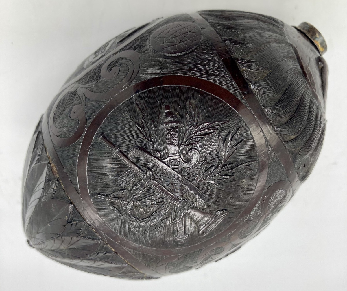 Noix de Coco poire à poudre