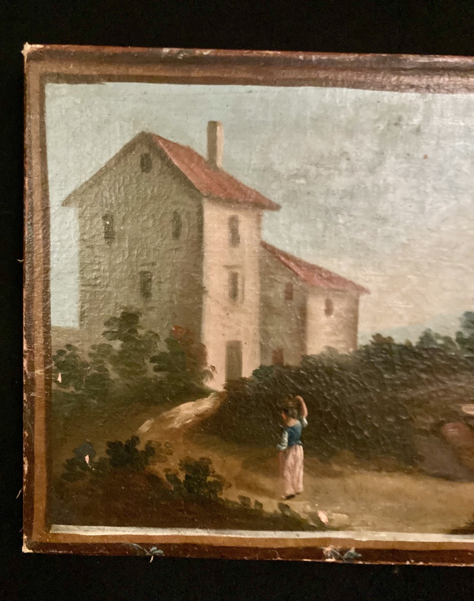 Oil On Canvas, 18th Century School -photo-2