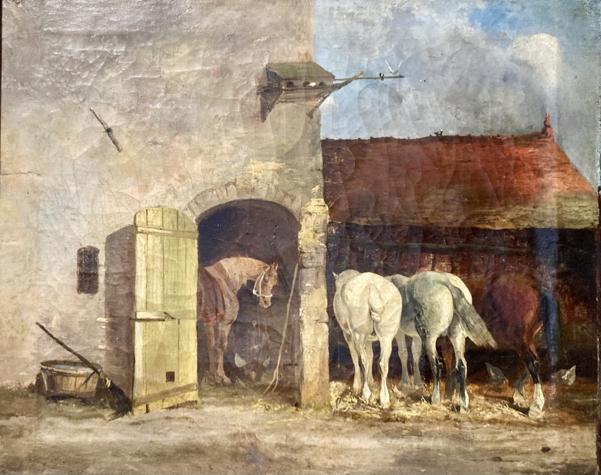 Oil On Canvas, 19th Century -photo-2