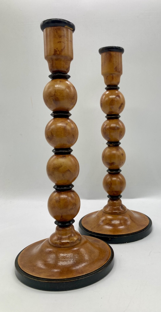 Paire de bougeoirs 1940-photo-2