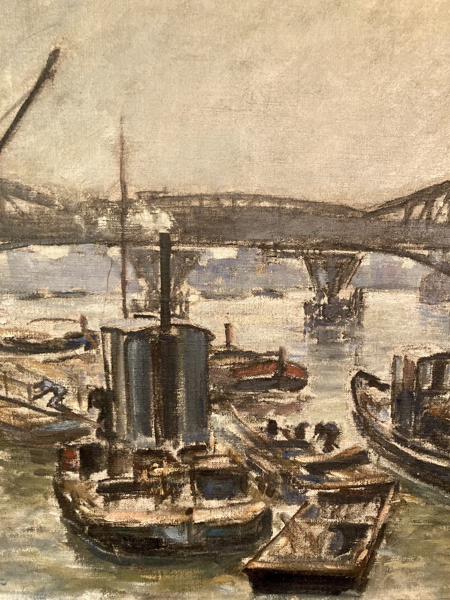 Huile sur toile de Fernand LAVAL-photo-4