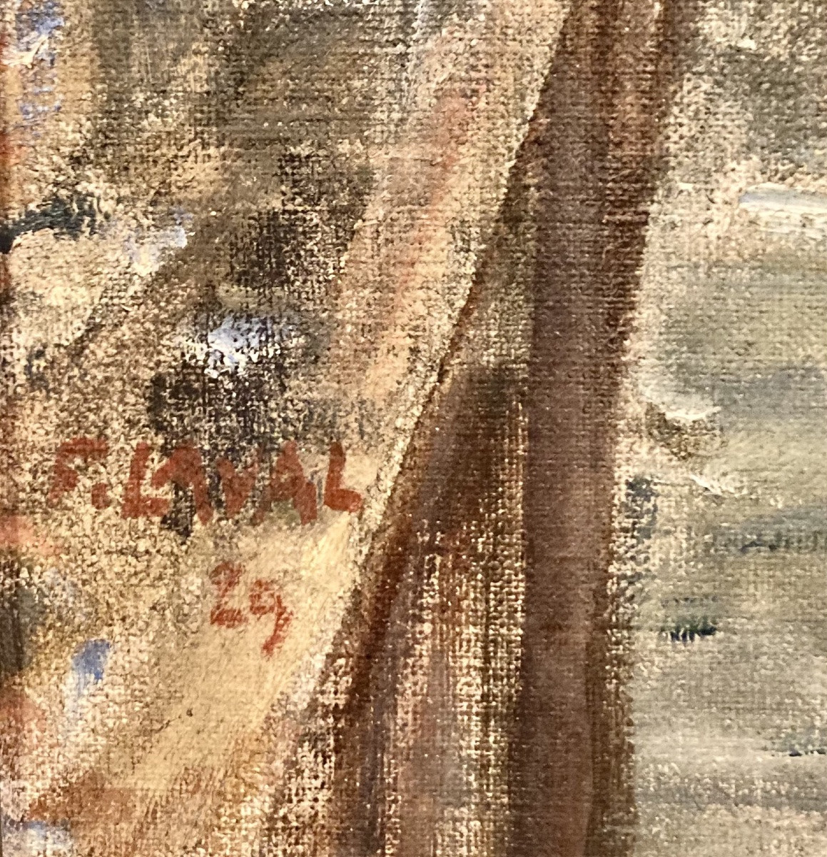 Huile sur toile de Fernand LAVAL-photo-2