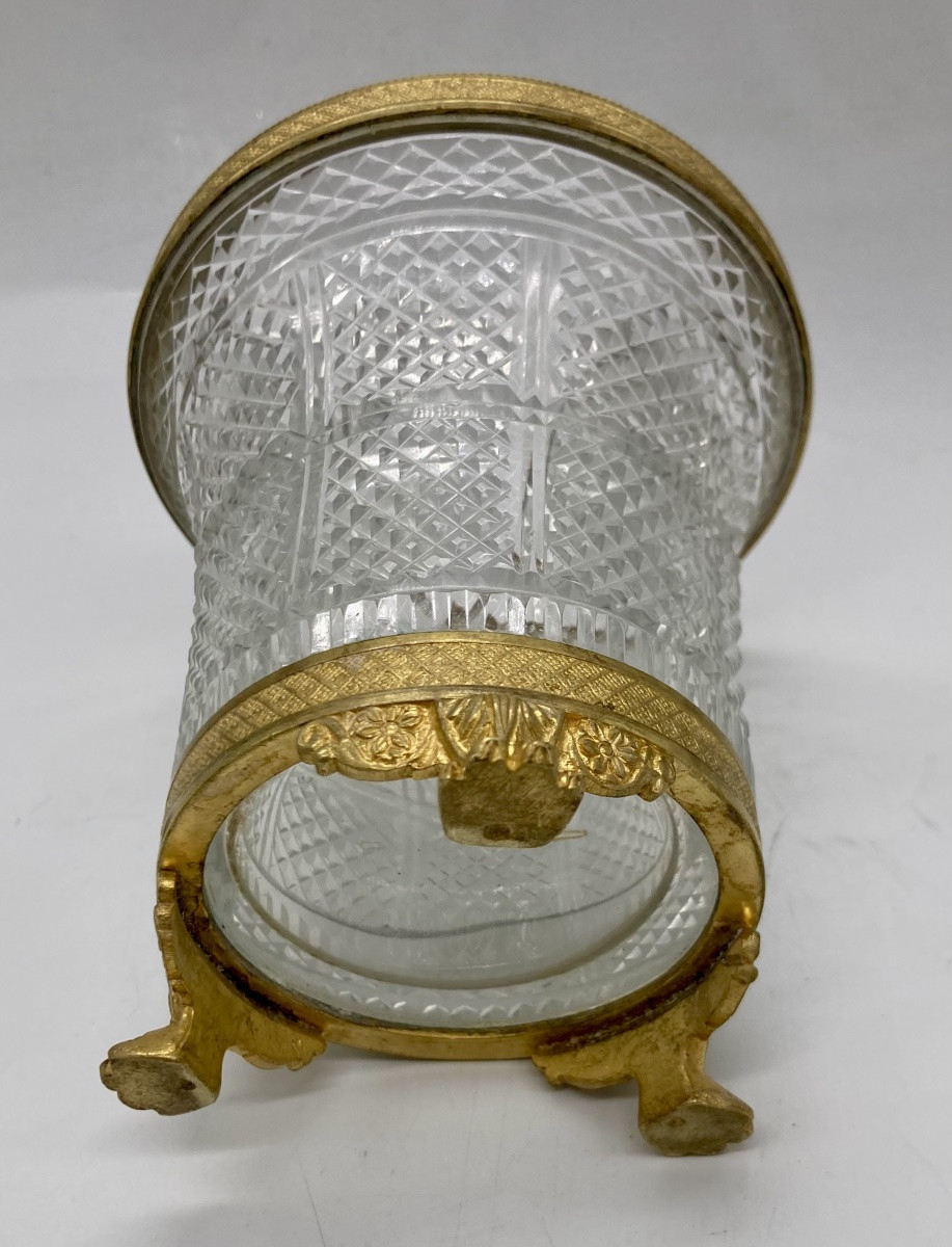 19th Century Cut Crystal Goblet -photo-4