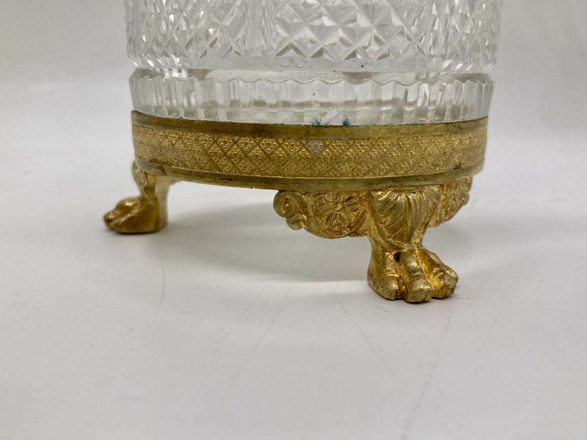 19th Century Cut Crystal Goblet -photo-1