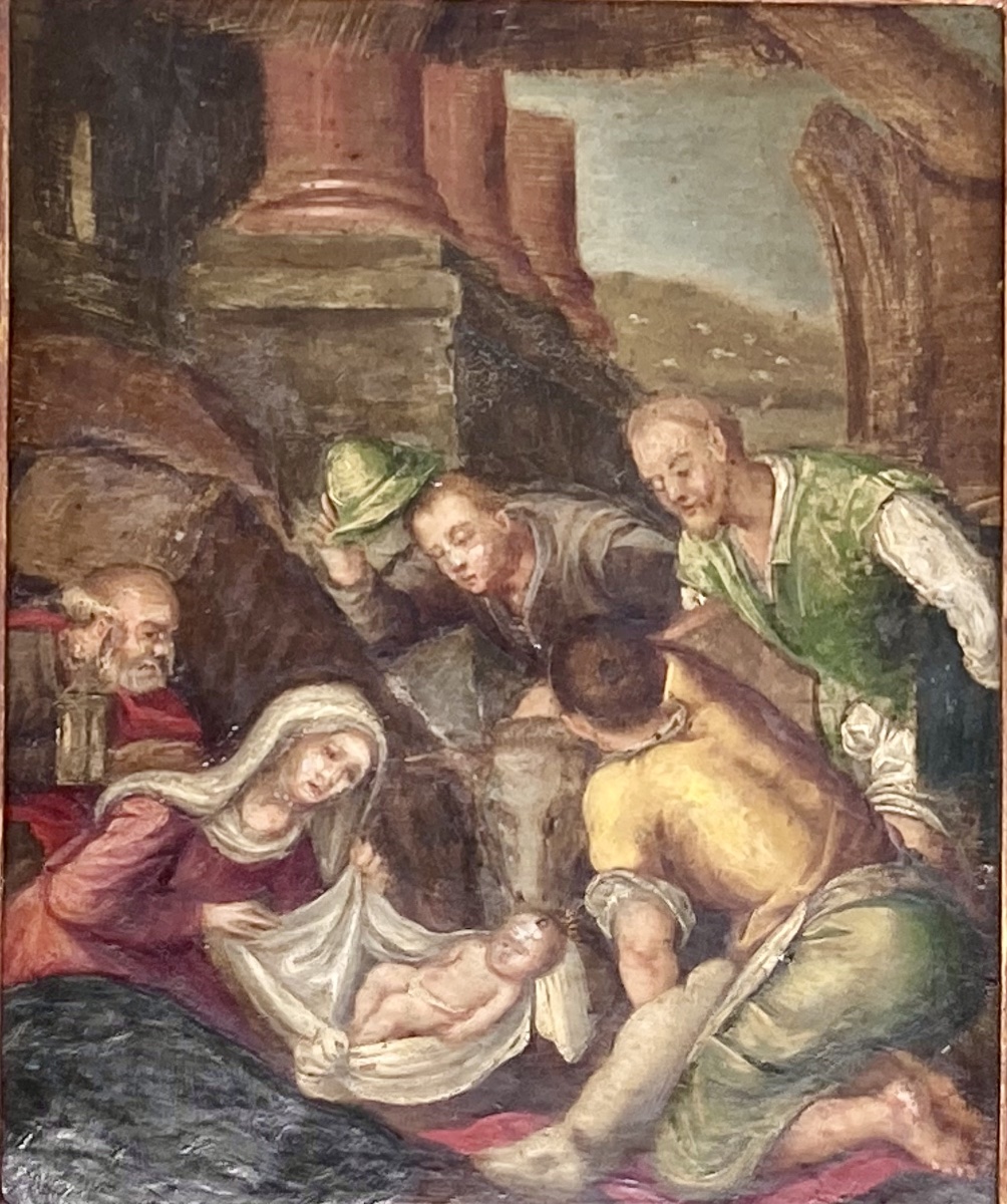 École  Italienne du XVII ème siècle  paire d’huiles sur cuivre -photo-4