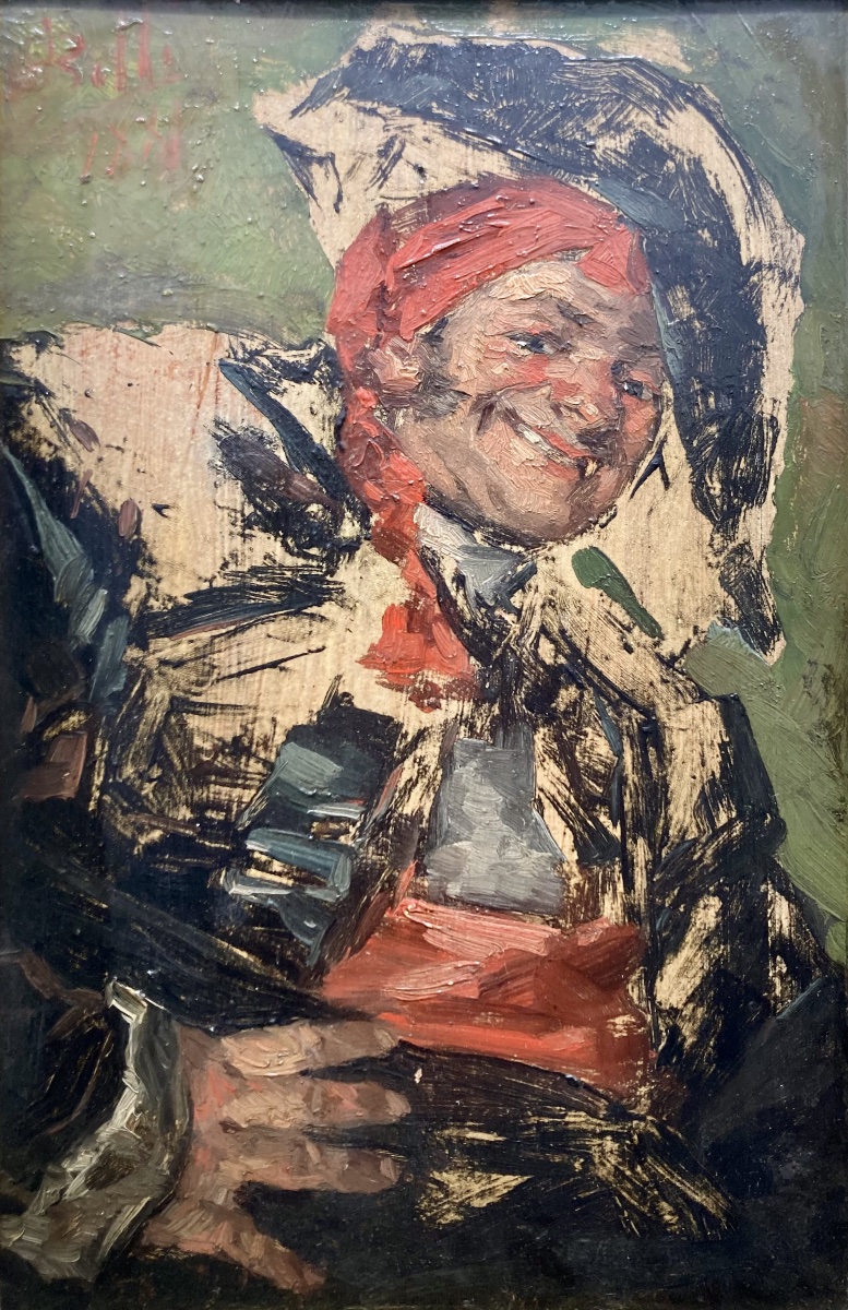 Huile sur panneau d’ Enrico BELLI-photo-2