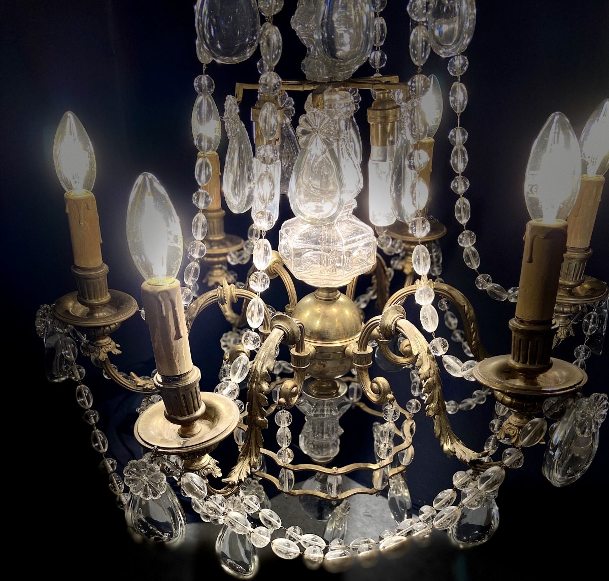 Nine Lights Crystal Chandelier-photo-5