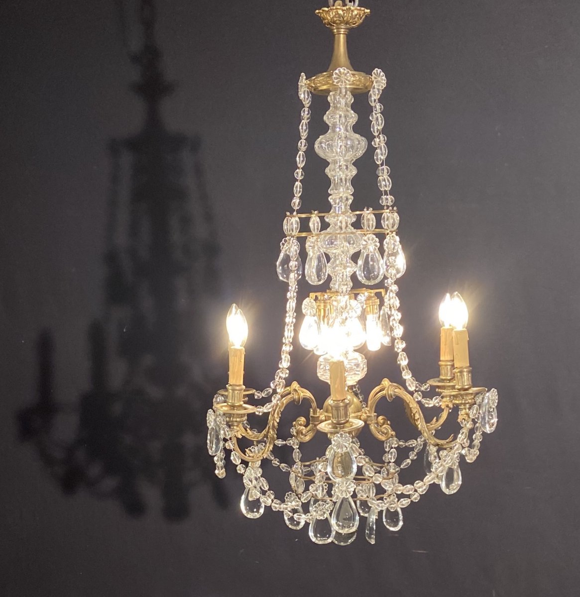 Nine Lights Crystal Chandelier-photo-7