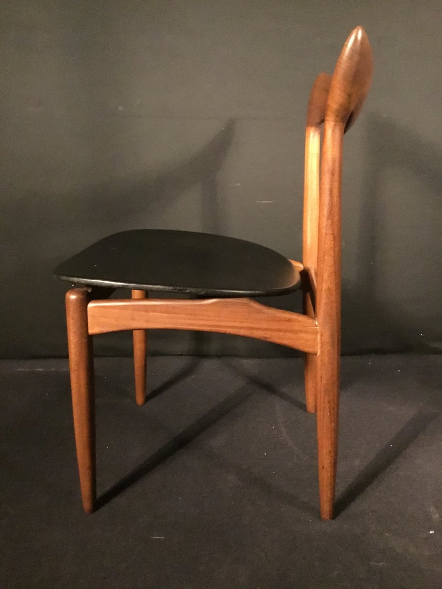 Set Of 4 Scandinavian Bramin Chairs-photo-2