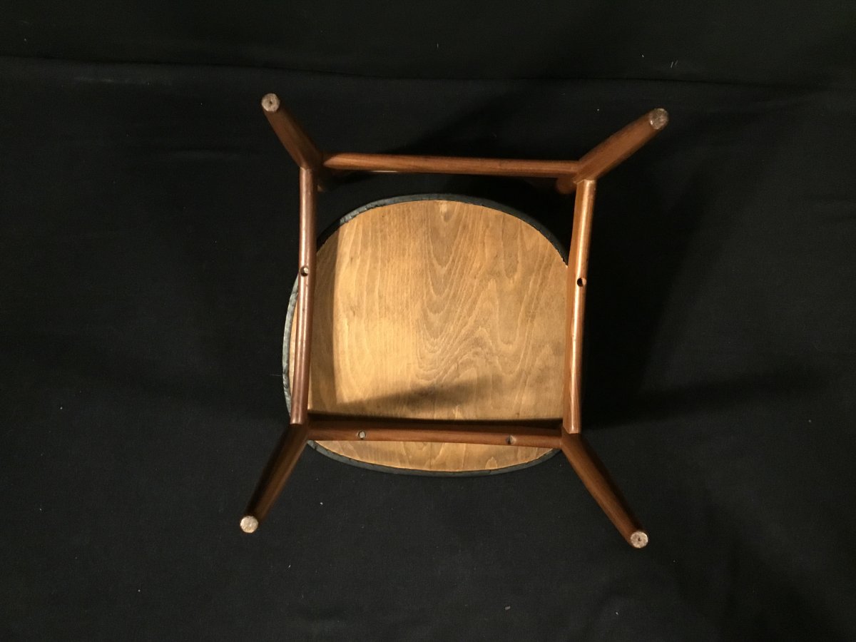 Set Of 4 Scandinavian Bramin Chairs-photo-3