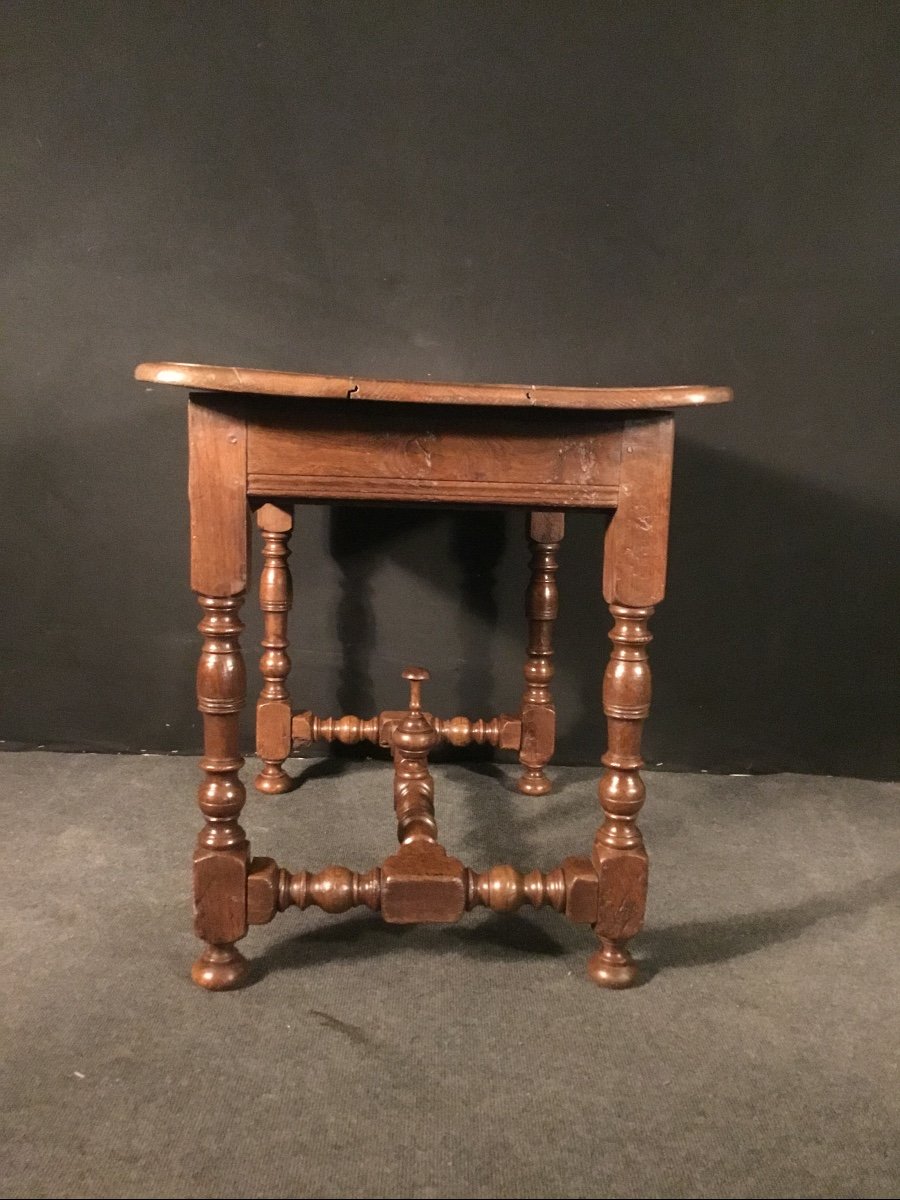Small Table In Oak XVIIIth Century-photo-4