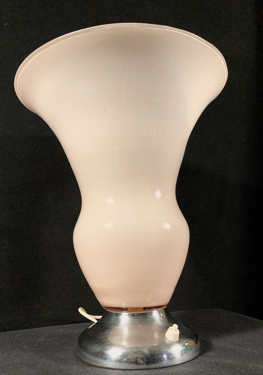 Art Deco Opaline Lamp-photo-2