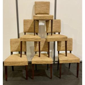 Series Of 6 Art Deco Chairs