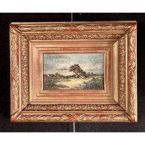 Huile sur panneau de Victor LEMOINE