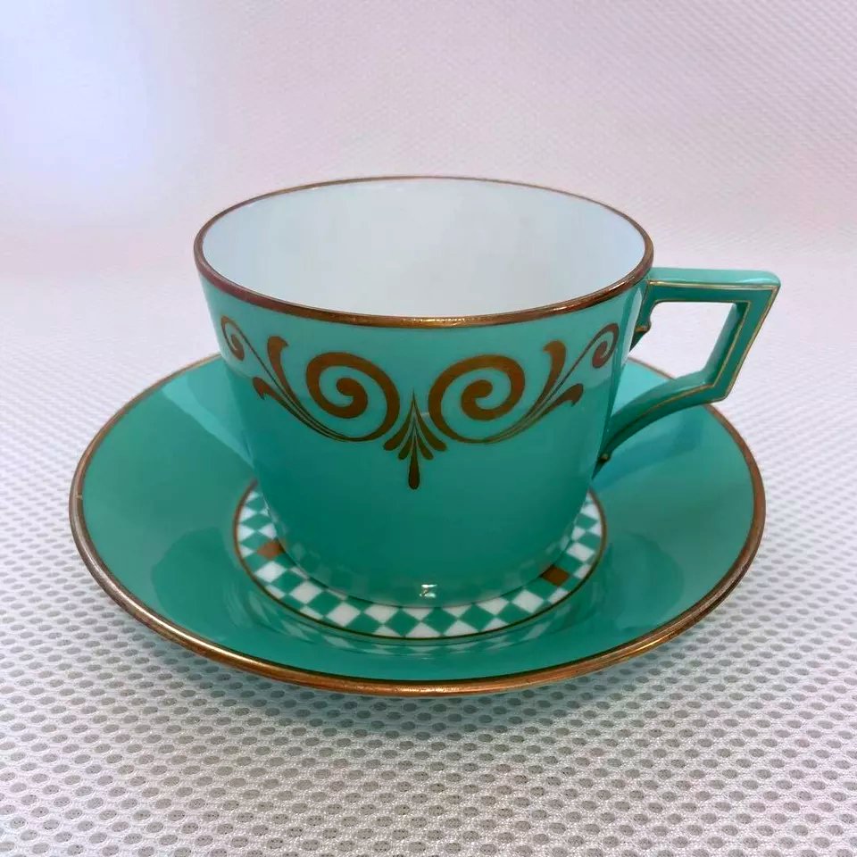 Richard Ginori Tea And Coffee Service Designed By Claudio La Viola Amadeus Green Circa 1990-photo-5