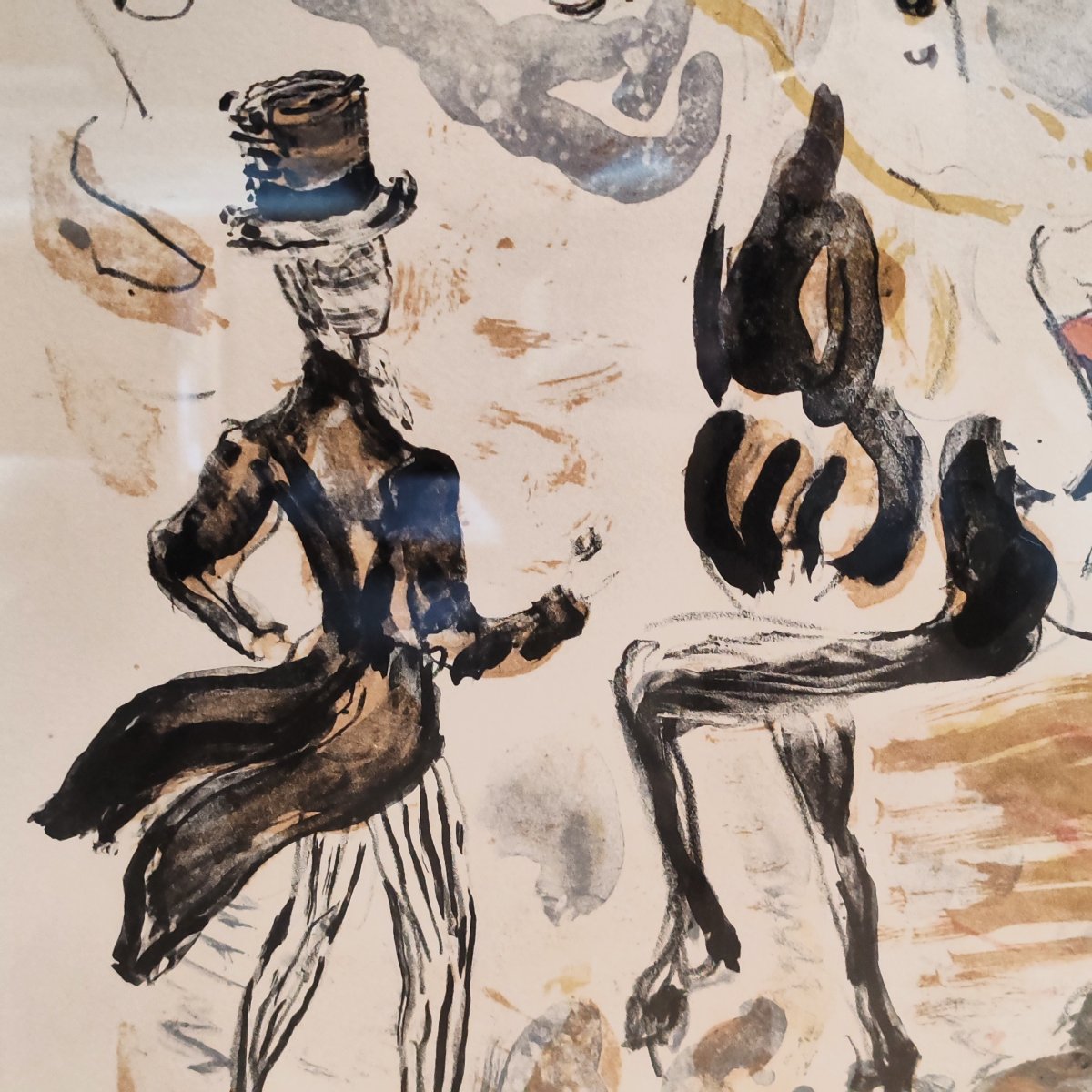 Constantin Tereshkovitch (1902-1978) The Young Jockey Equestrian Scene Original Lithograph-photo-3