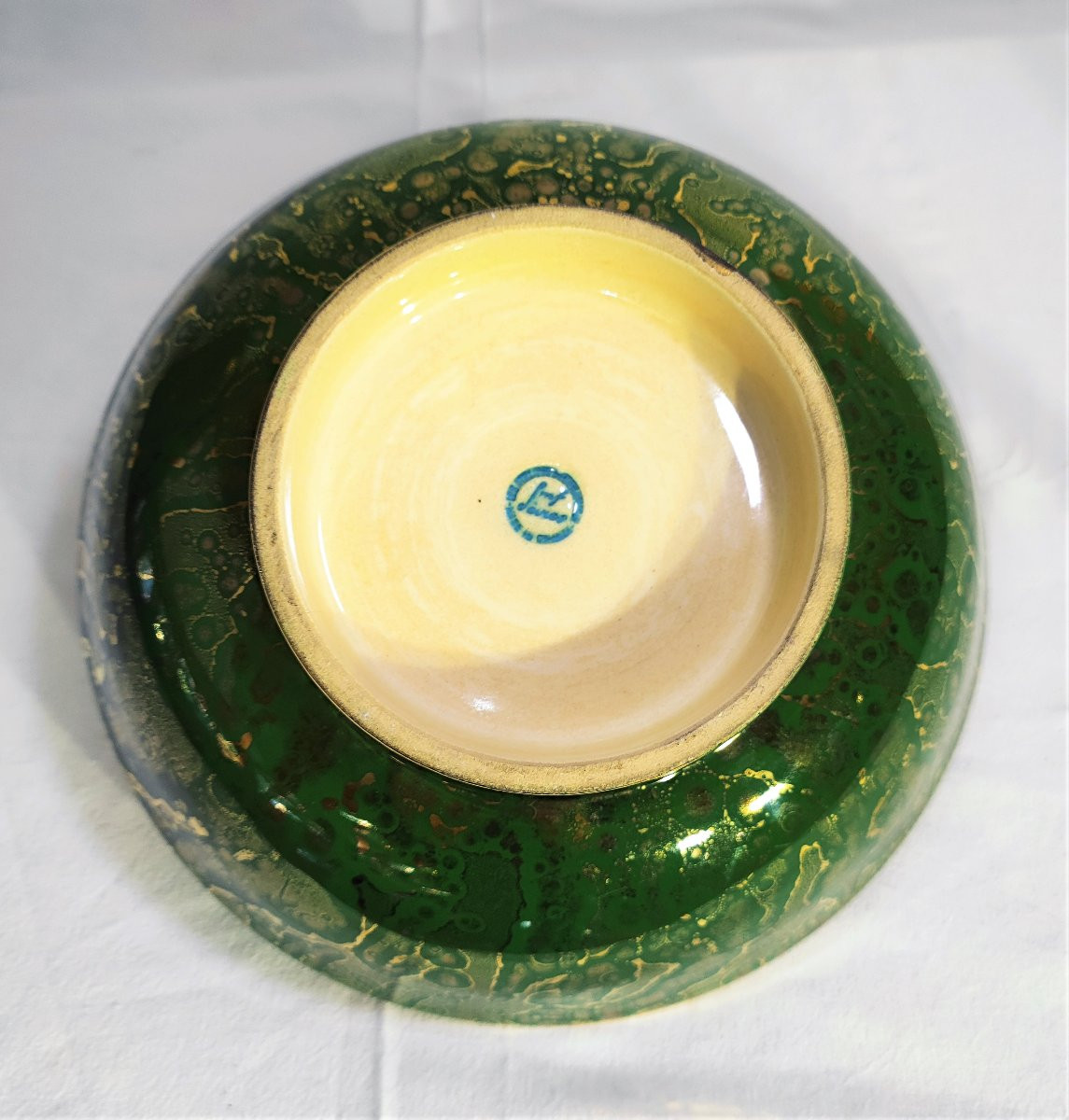 Sèvres Mazeaud And Faverot Cup On A Foot, Porcelain With Speckled Gold Decoration-photo-3