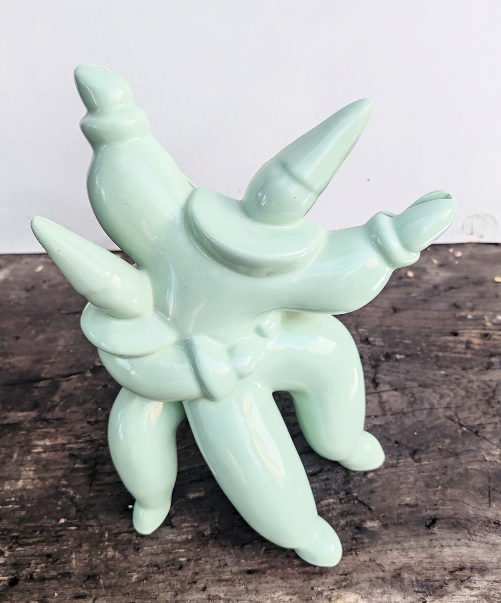 Celadon Mirror Signed By Jean Boggio And Published By Les Héritiers XXème-photo-3