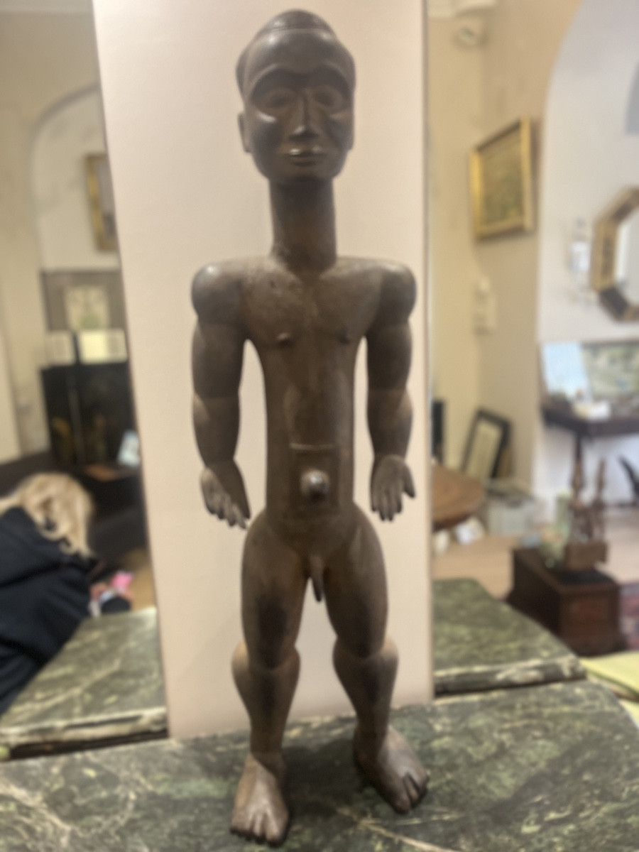 Grande statue africaine d homme 1,10m Baoule 