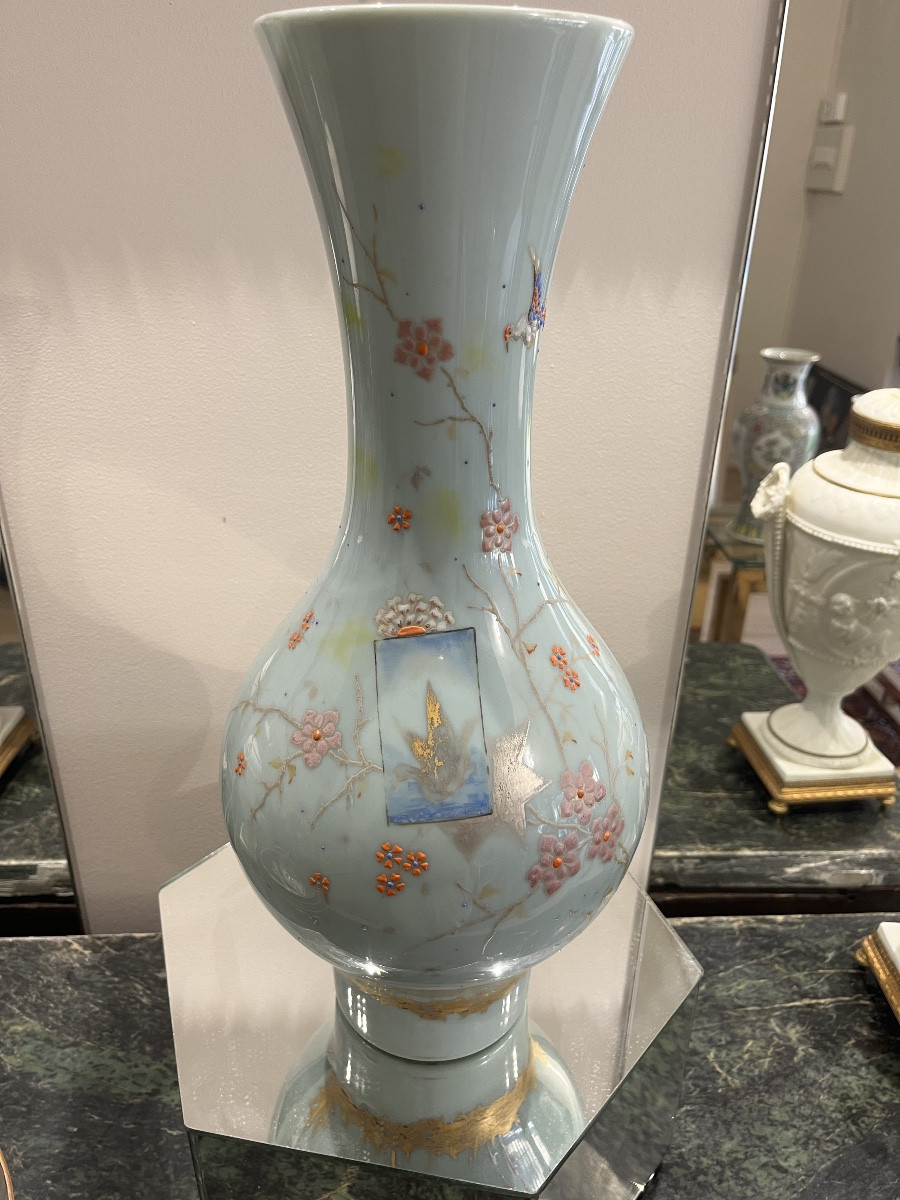 Beautiful Japanese Vase, 19th Century Meiji Period 