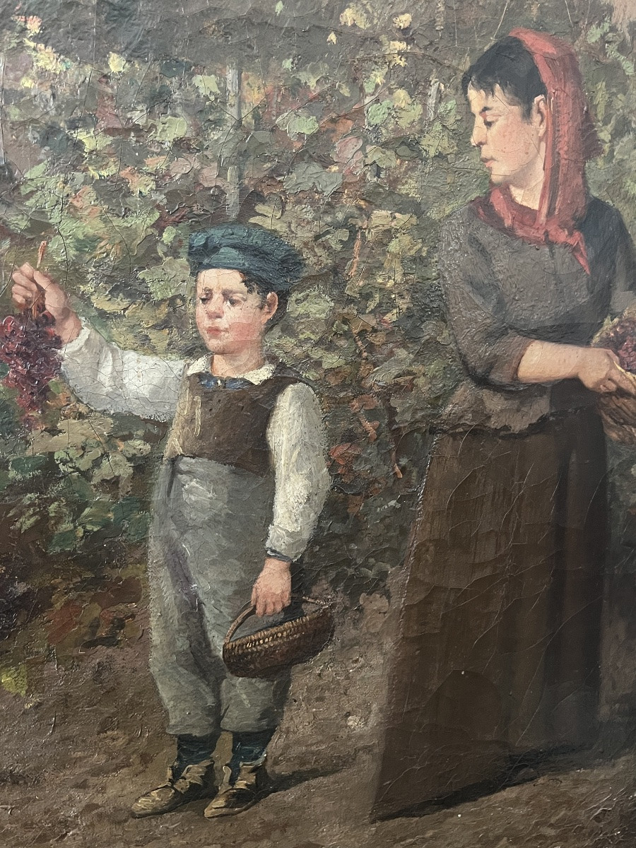 Beautiful Early 20th-century Painting From The South Of France, Signed Mallet.-photo-2