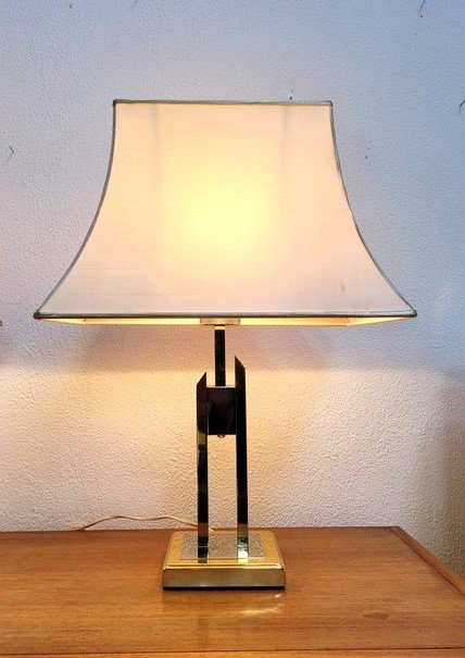 Pair Of 1970 Hollywood Regency Style Lamps-photo-3