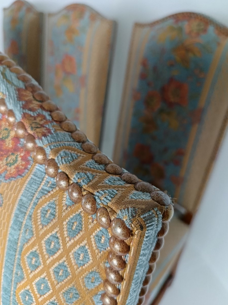 Fauteuils en tapisserie Beech Os De Mouton (lot de 6)-photo-6