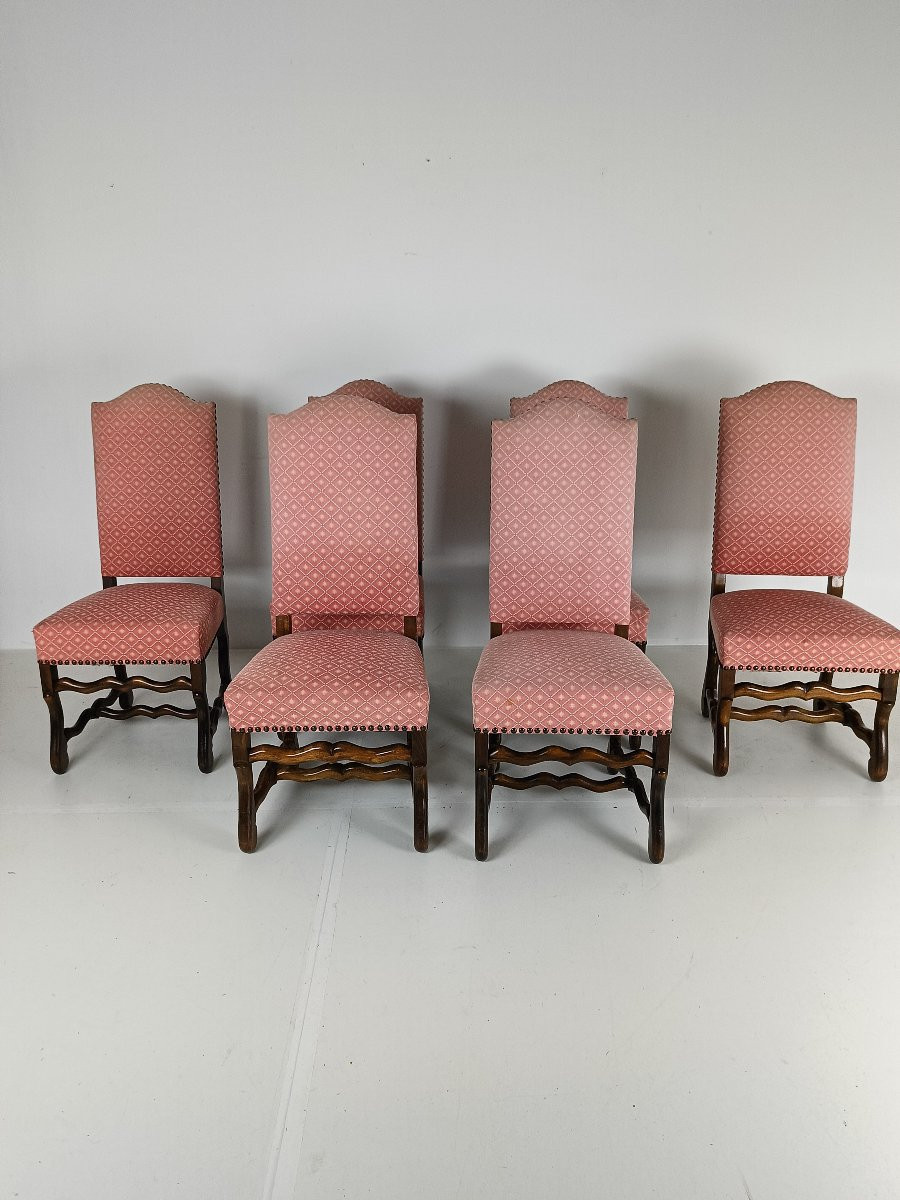 Fauteuils en tapisserie Beech Os De Mouton (lot de 4)-photo-2