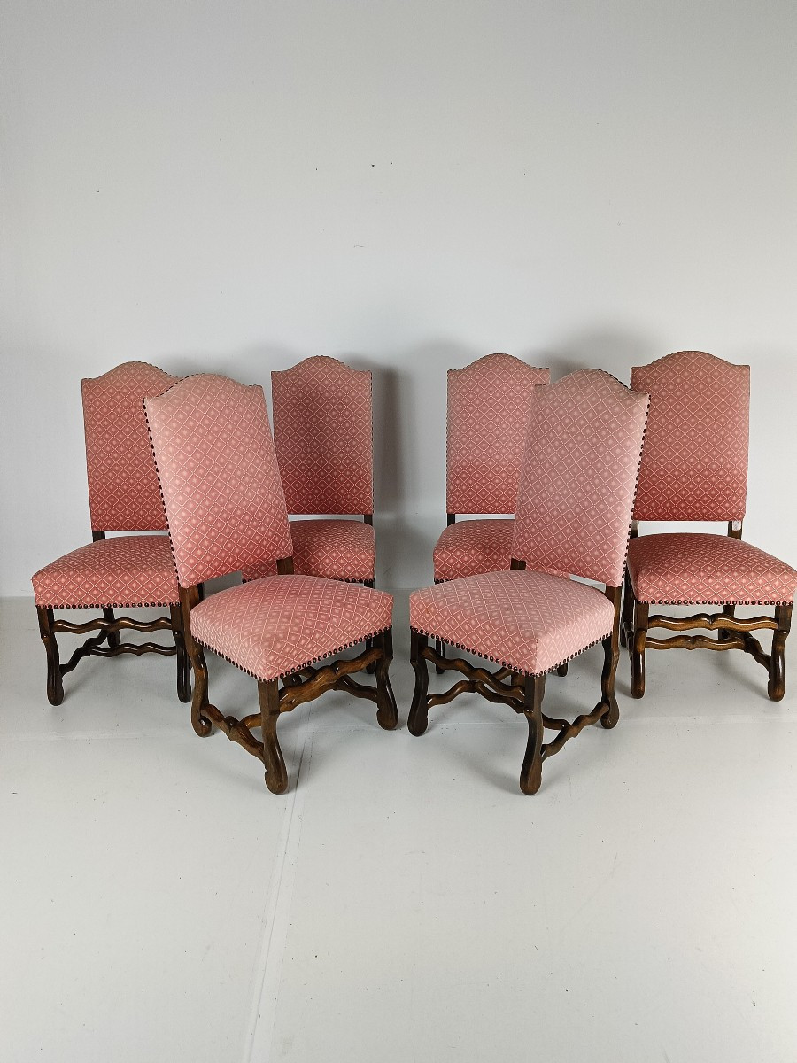 Fauteuils en tapisserie Beech Os De Mouton (lot de 4)