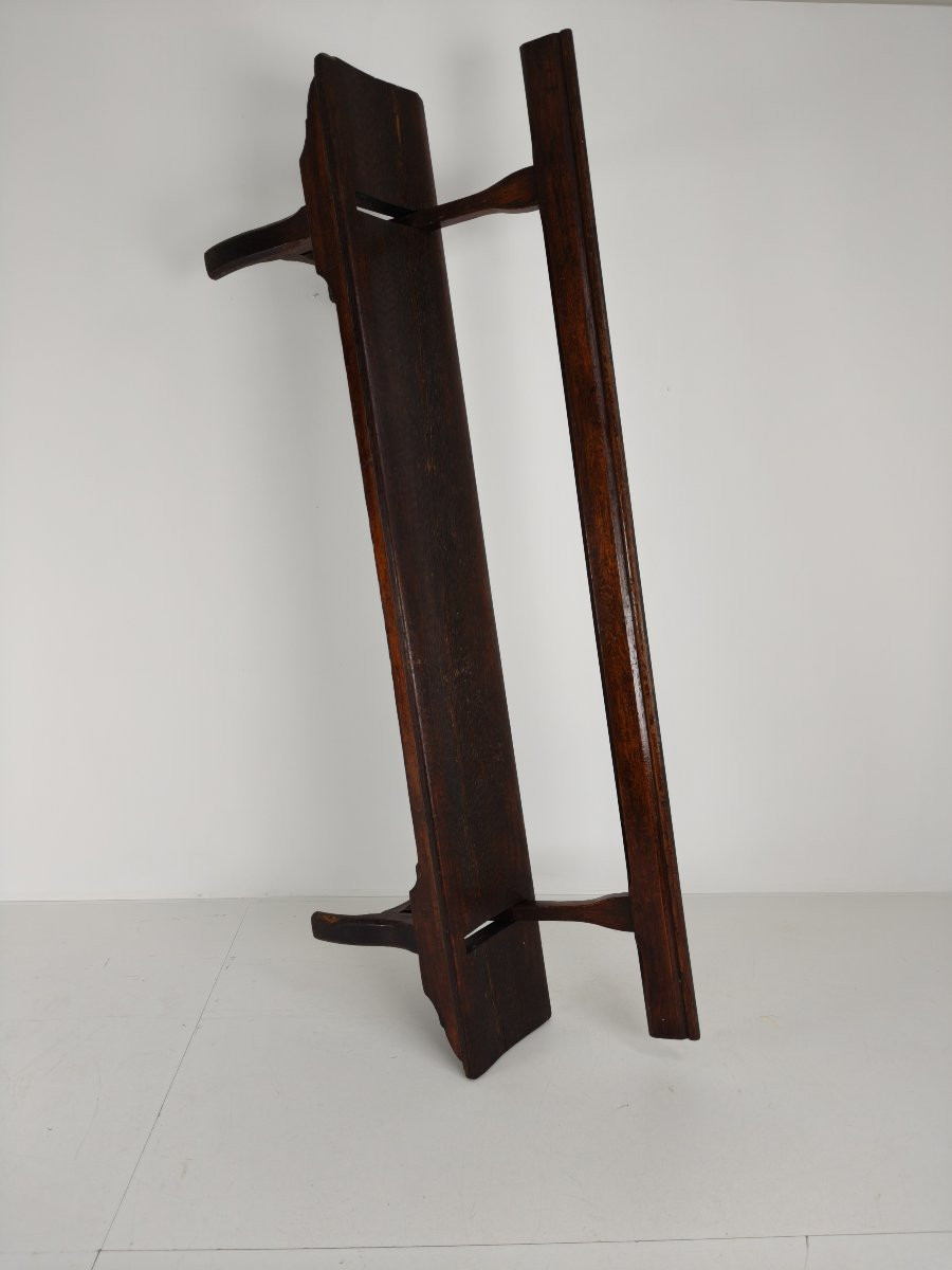 (2) Victorian Pine Pitch Railroad Bench - Halstead's Makers, Todmorden-photo-5