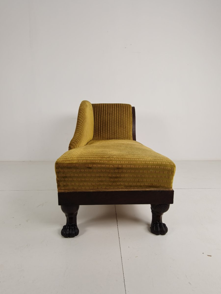 Pair Of 19th Century Carved Walnut Armchairs - Floral Motifs - Velvet Upholstery-photo-1