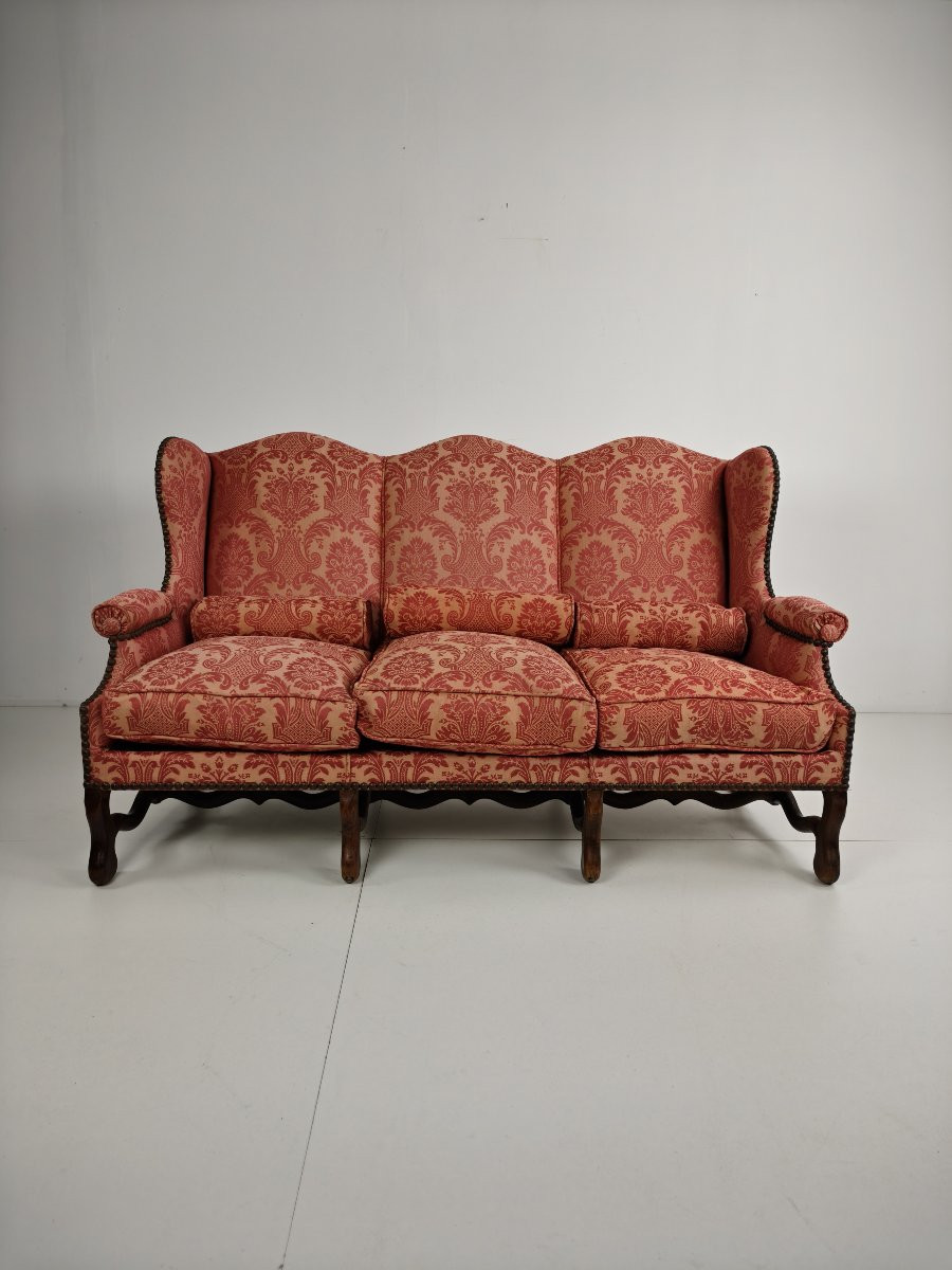Os De Mouton Sofa In Tapestry – Early French Country House Style, 18th-photo-2