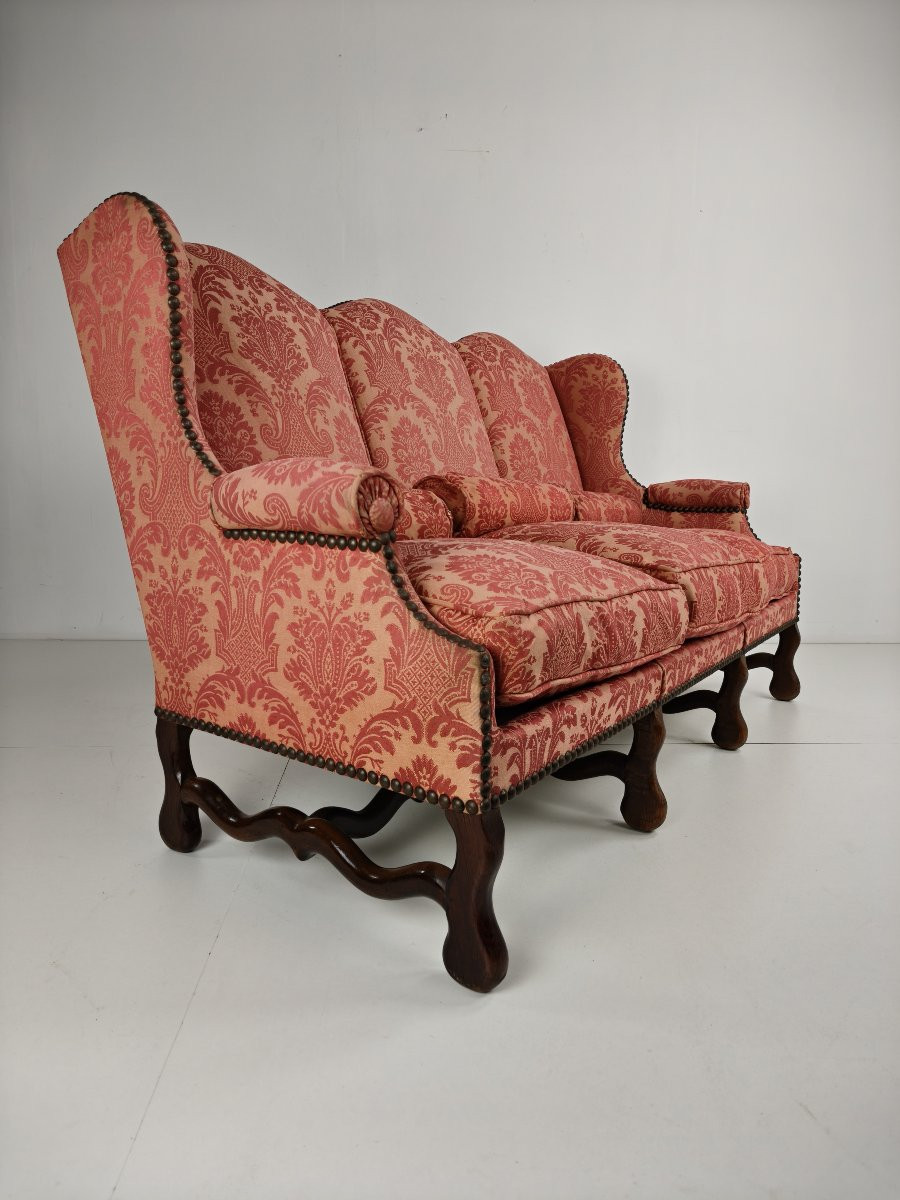 Os De Mouton Sofa In Tapestry – Early French Country House Style, 18th-photo-1