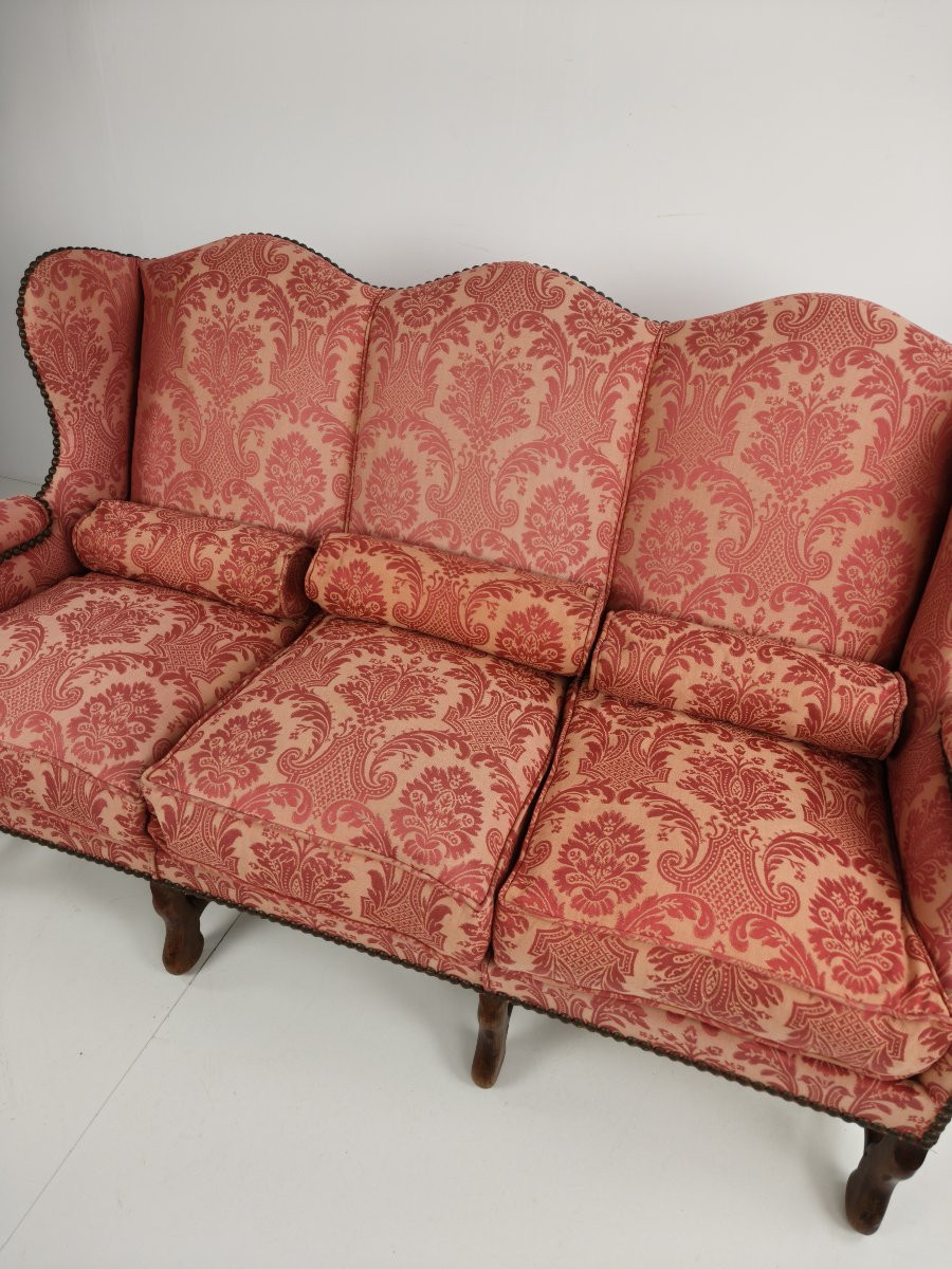 Os De Mouton Sofa In Tapestry – Early French Country House Style, 18th-photo-5