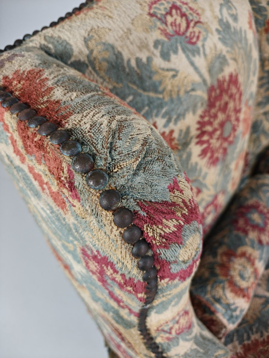 Os De Mouton Sofa In Tapestry – Country House Style, 19th Century (ca. 1820)-photo-2