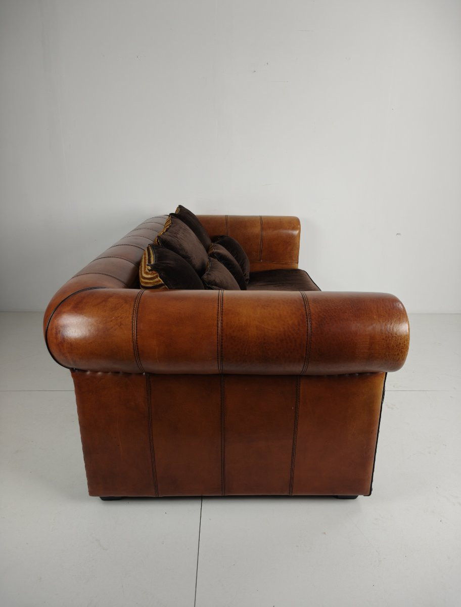 Luxury Handmade Sheepskin 2.5-seater Sofa – By Lounge Atelier-photo-4